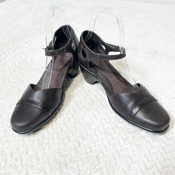 Dansko Women's Roxy Brown Leather Mary Jane‎ Ankle Strap Size 38 - Picture 6 of 10